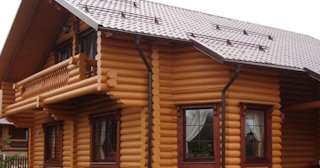 Строительство дома из оцилиндрованного бревна в Заинске - от 136084 рублей